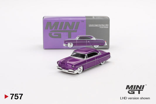 (MGT00757) - Lincoln Capri Hot Rod 1954 Purple Metallic
