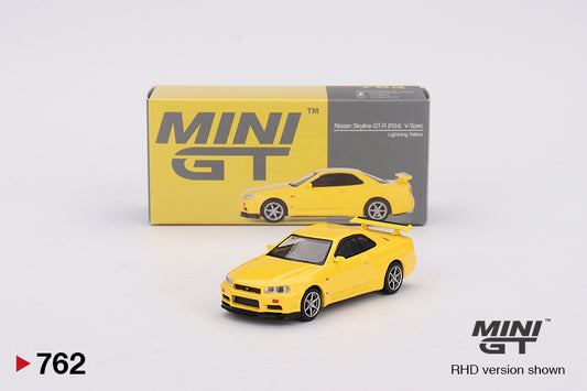 (MGT00762) Nissan Skyline GT-R (R34) V-Spec Lightning Yellow