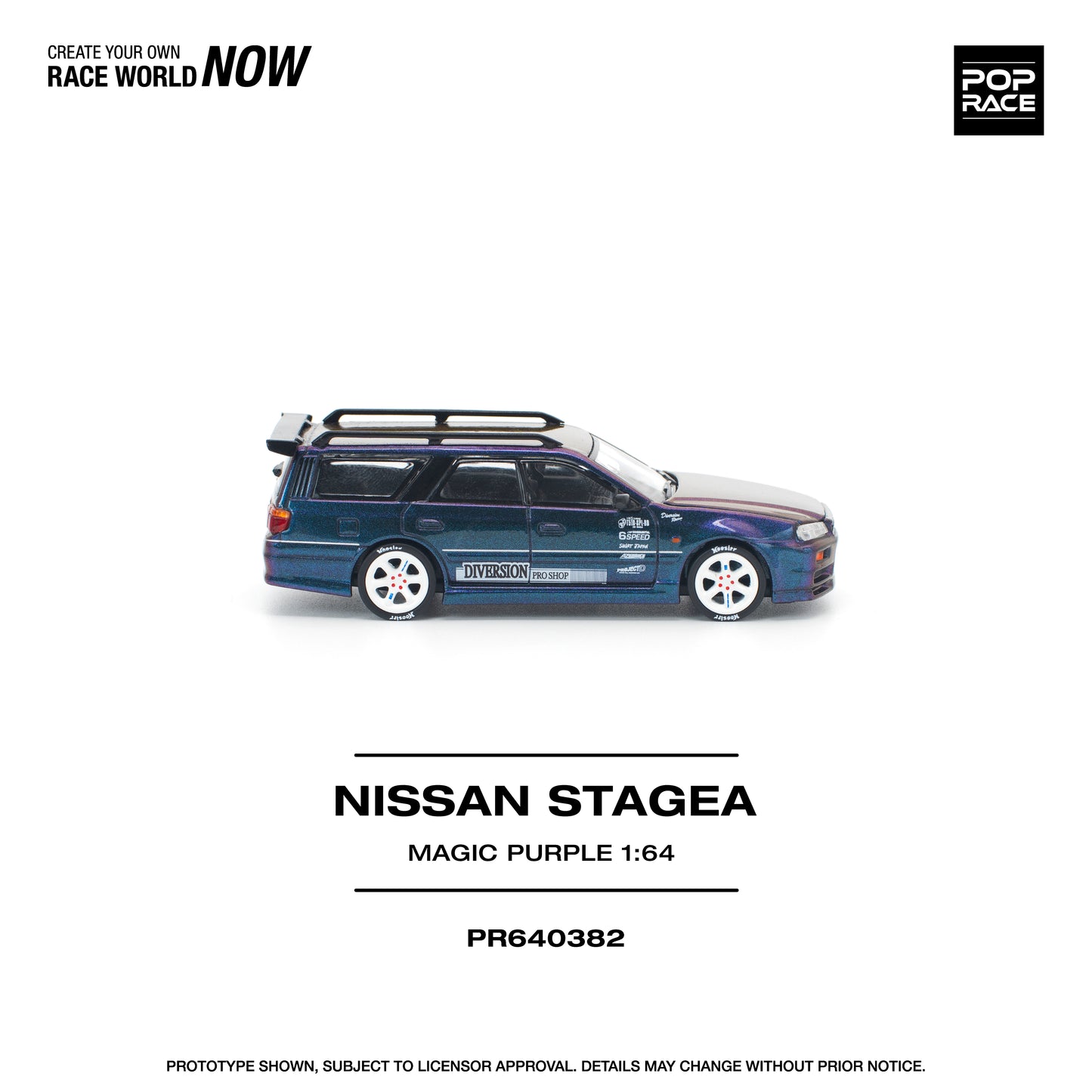 (Pre-Order) (PR640382) NISSAN STAGEA MAGIC PURPLE
