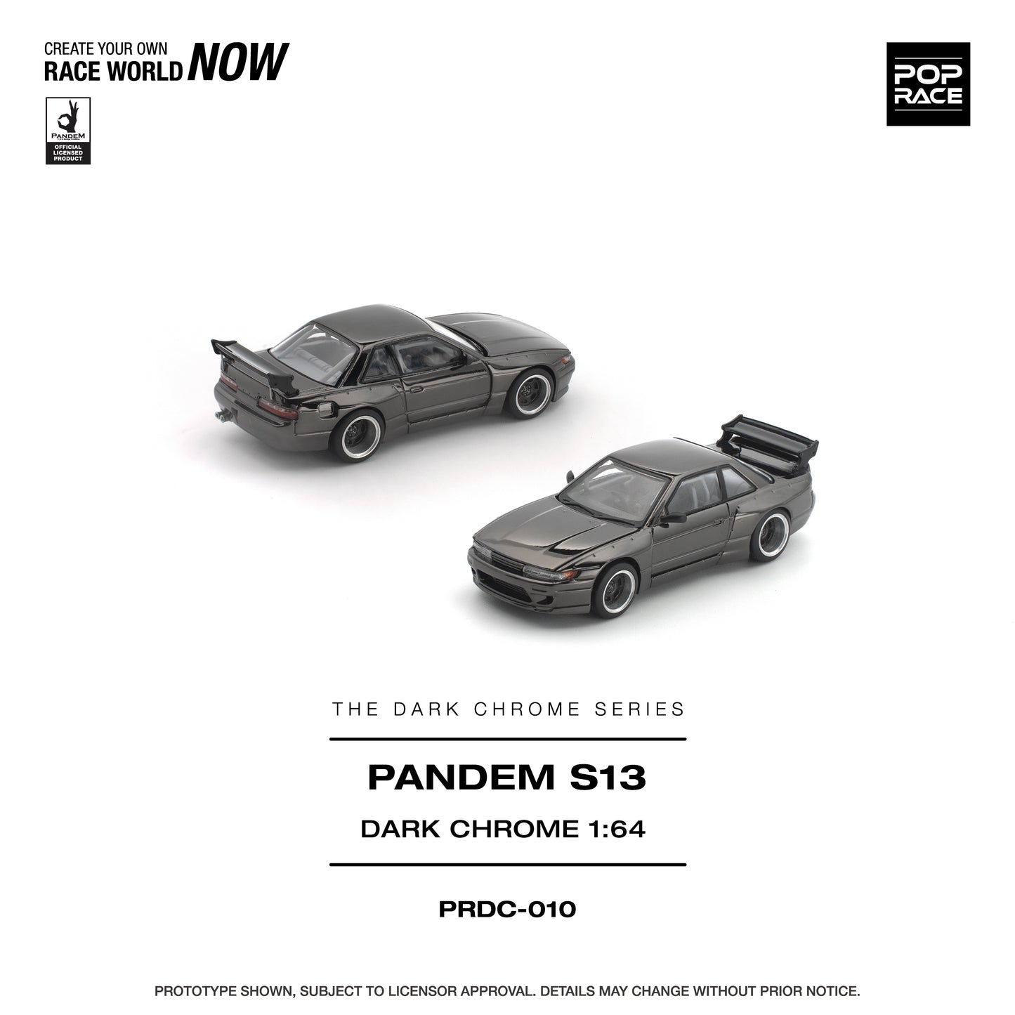 (Pre-Order) PRDC010 - PANDEM S13 DARK CHROME