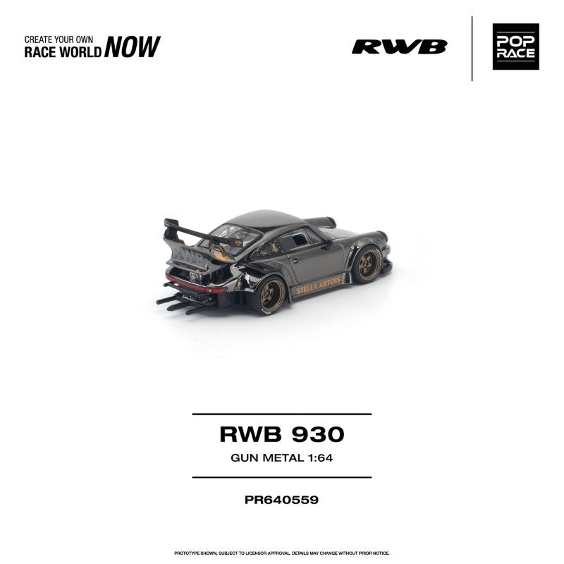 (Pre-Order)(PR64) Pop Race RWB 930 Gun Metal