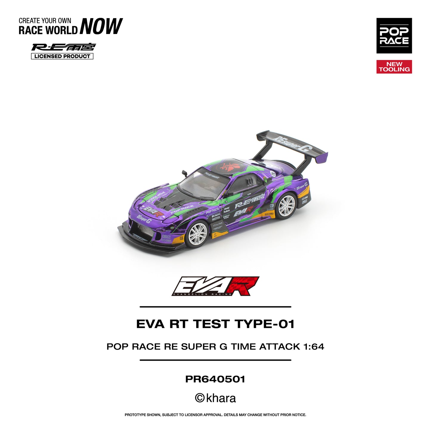 (Pre-Order) (PR640501) EVA RT TEST TYPE-01 POP RACE RE SUPER G TIME ATTACK