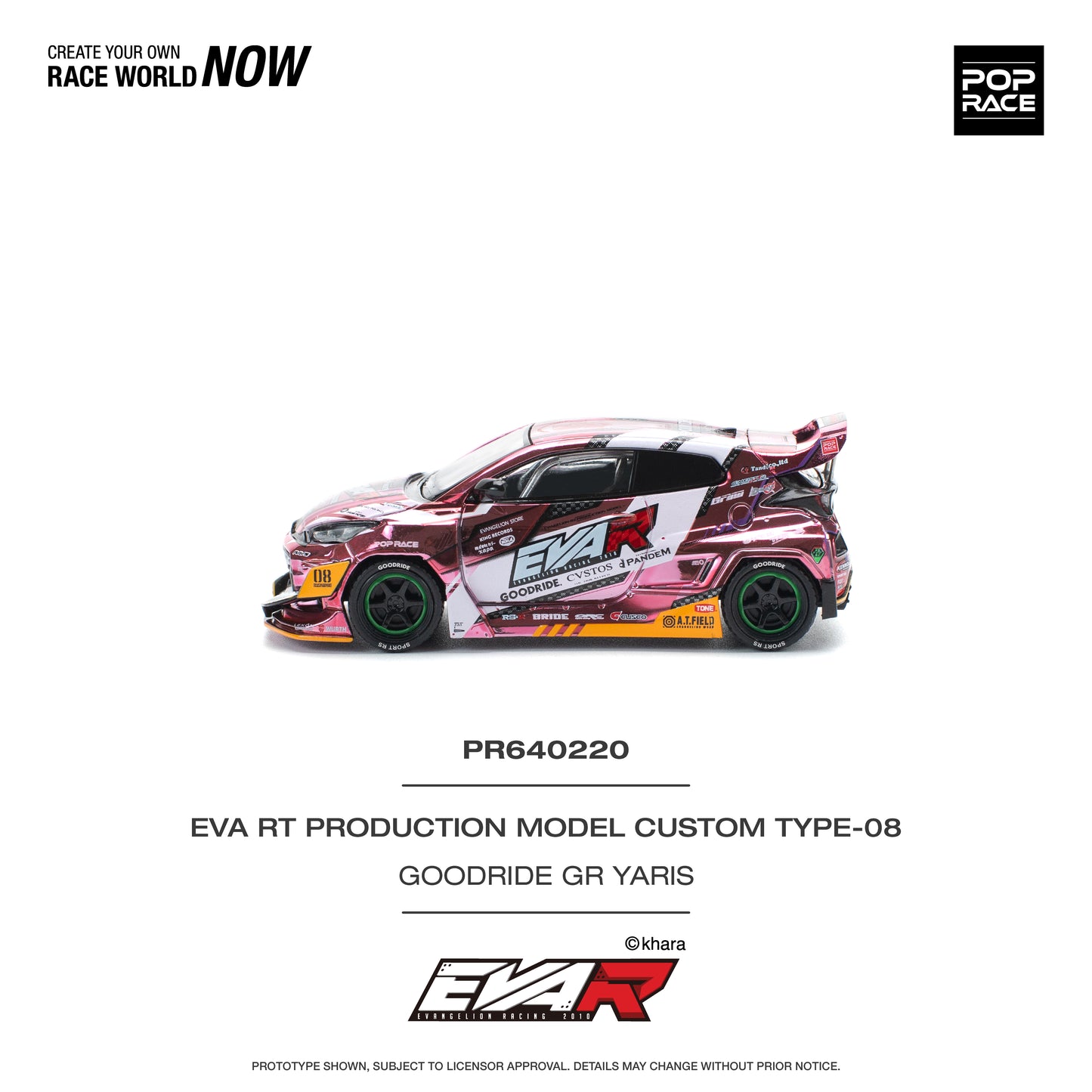 (Pre-Order) (PR640220) EVA RT PRODUCTION MODEL CUSTOM TYPE-08 GOODRIDE GR YARIS