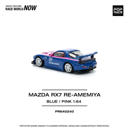 (Pre-Order) (PR640240) MAZDA RX7 RE-AMEMIYA - BLUE/PINK
