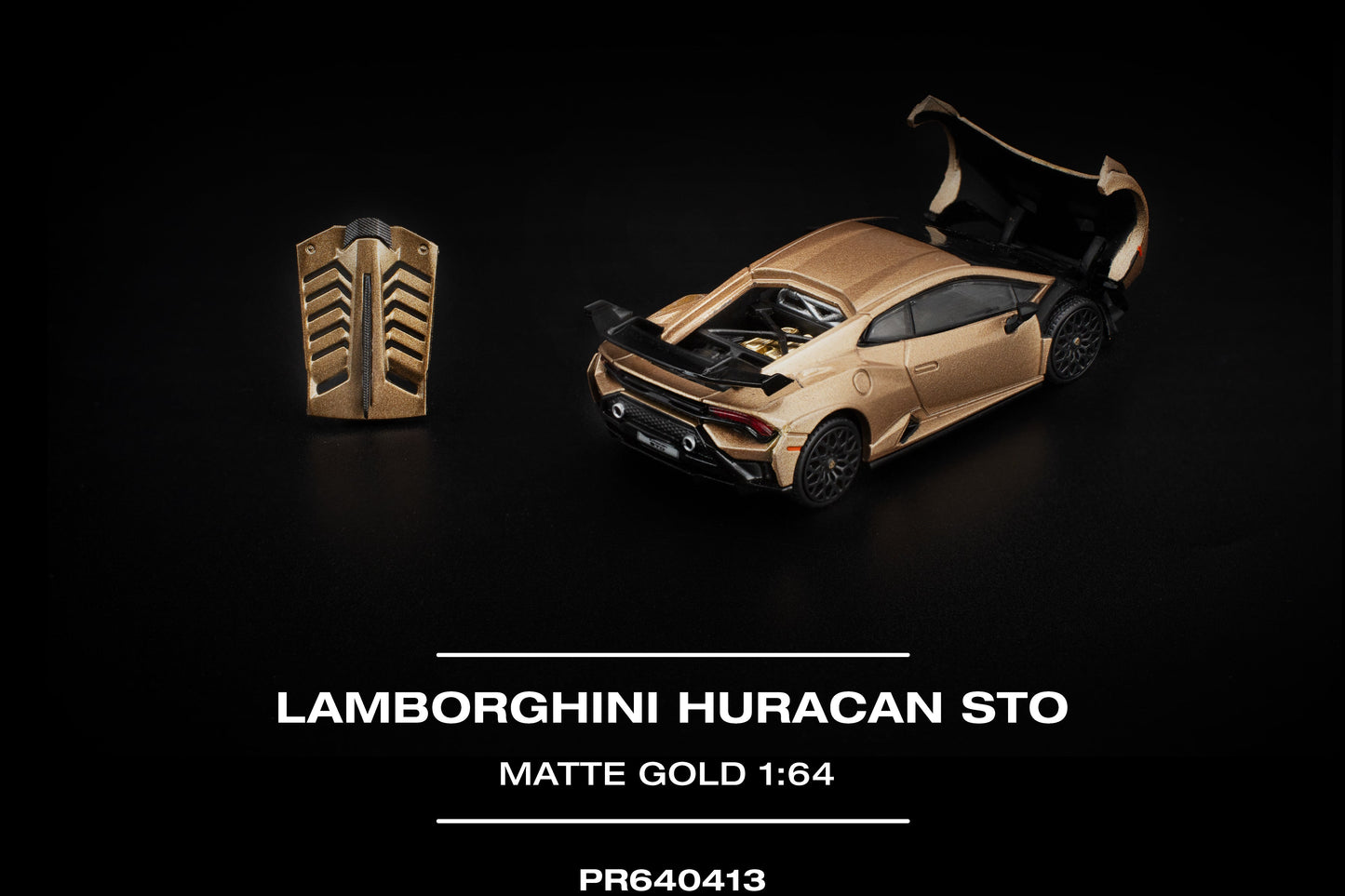 (Pre-Order) (PR640413) LAMBORGHINI HURACAN STO MATTE GOLD