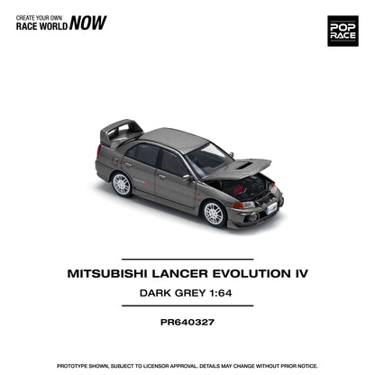 (Pre-Order) (PR640327) - MITSUBISHI LANCER EVOLUTION IV DARK GREY