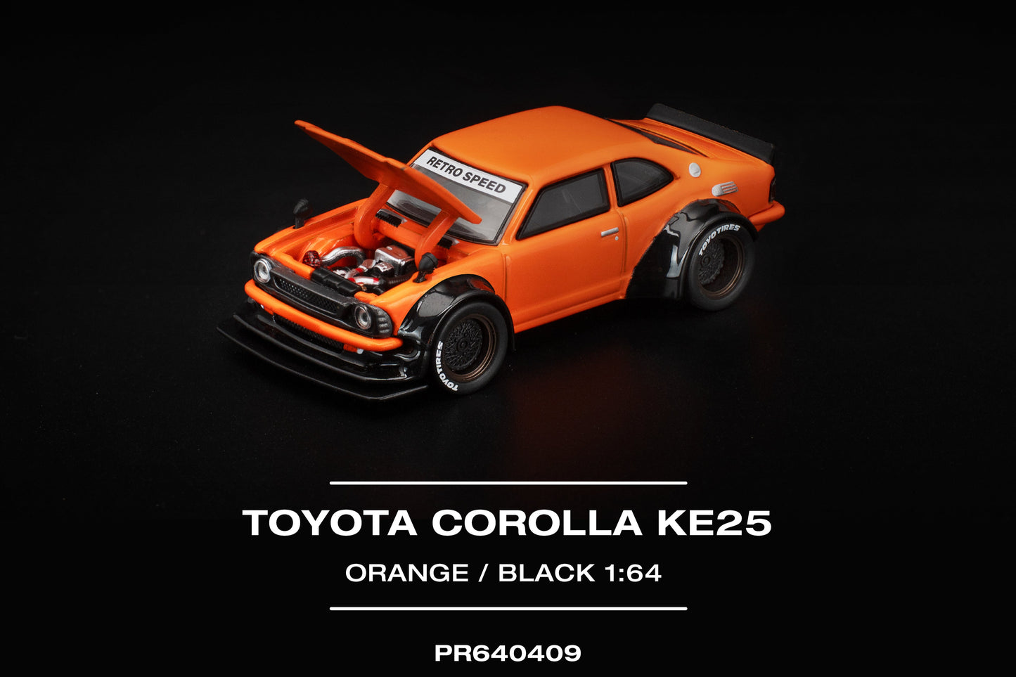 (Pre-Order) (PR640409) TOYOTA COROLLA KE25 ORANGE
