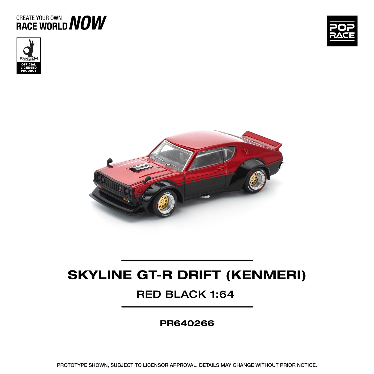 (Pre-Order) (PR640266) KPGC110 KENMERI - RED/BLACK
