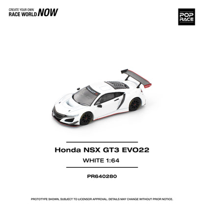 (Pre-Order) (PR640280) HONDA NSX GT3 EVO22 - WHITE