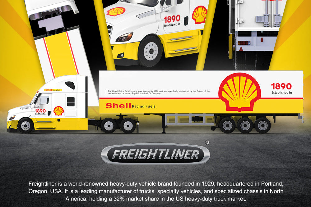 (CC800112) Freightliner Container Truck - Shell Livery