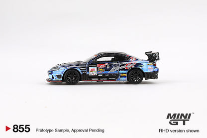 (MGT00855-BL) Nissan Silvia S15 D-MAX #70 D-MAX Racing 2023 D1 Grand Prix