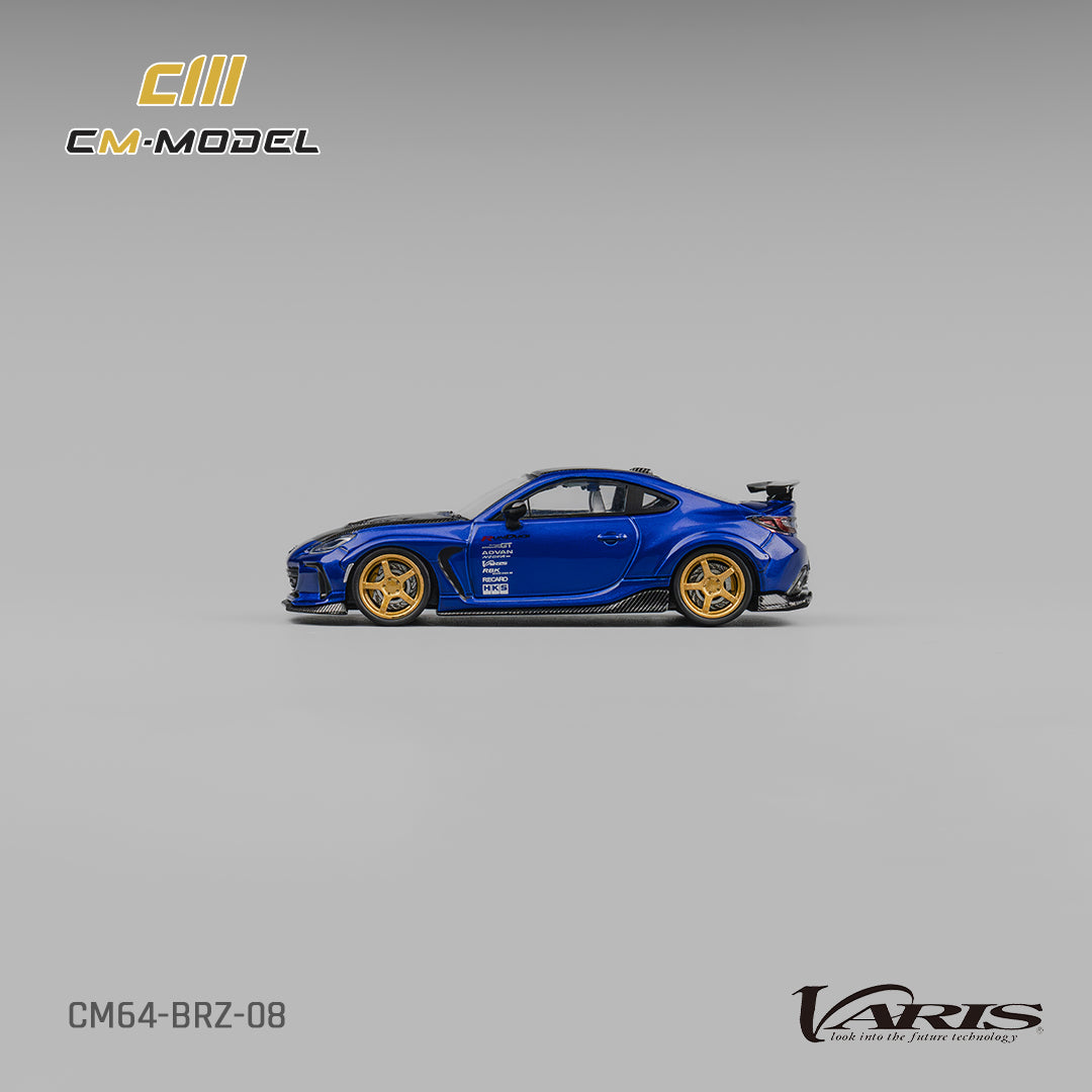 (Pre-Order) (CM64-BRZ-08) Subaru BRZ Varis Widebody - Blue
