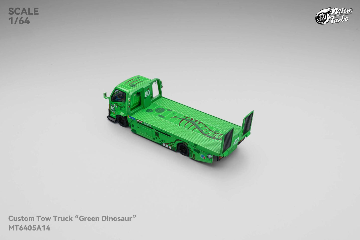 (MT6405A14) Microturbo Custom Hauler - Green Dino (Rexy)