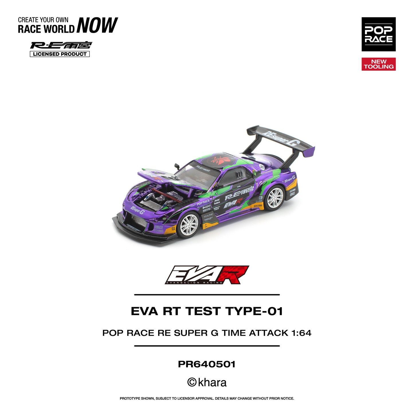 (Pre-Order) (PR640501) EVA RT TEST TYPE-01 POP RACE RE SUPER G TIME ATTACK