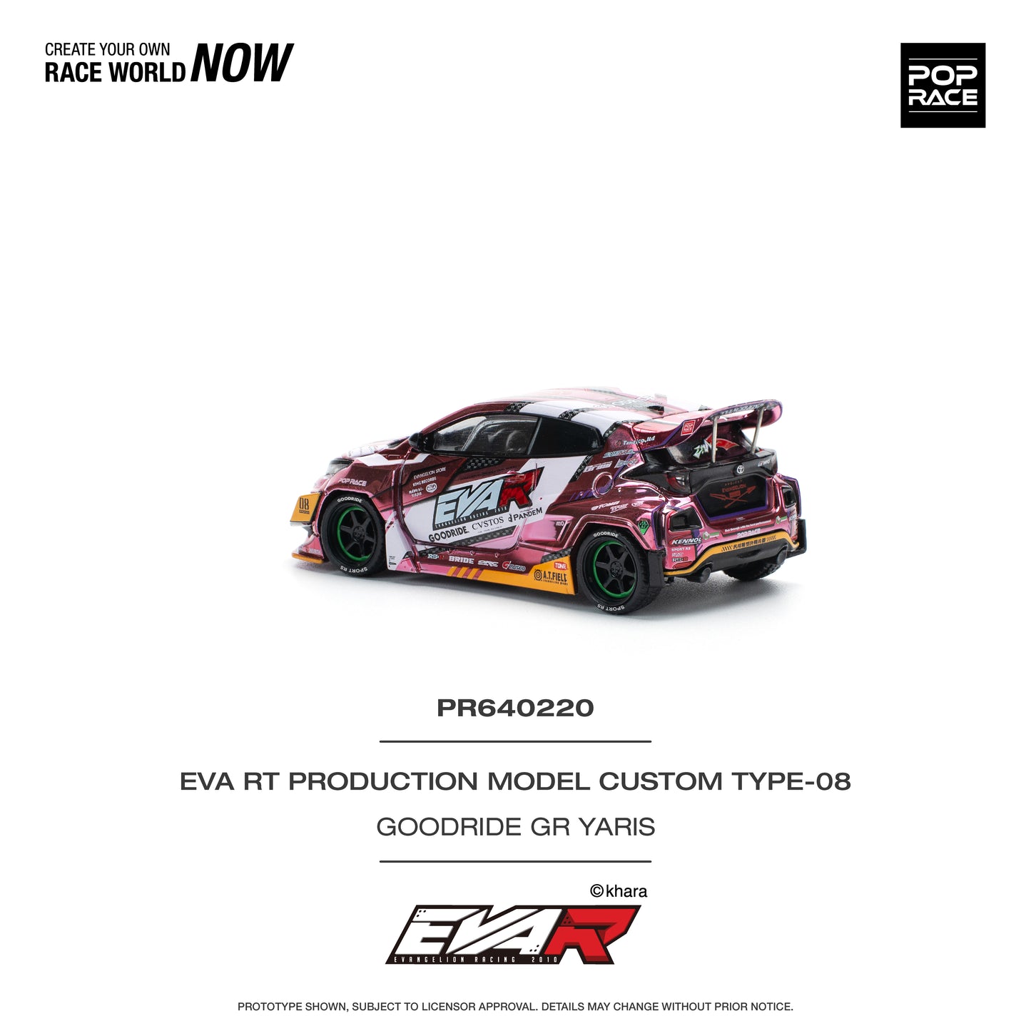 (Pre-Order) (PR640220) EVA RT PRODUCTION MODEL CUSTOM TYPE-08 GOODRIDE GR YARIS
