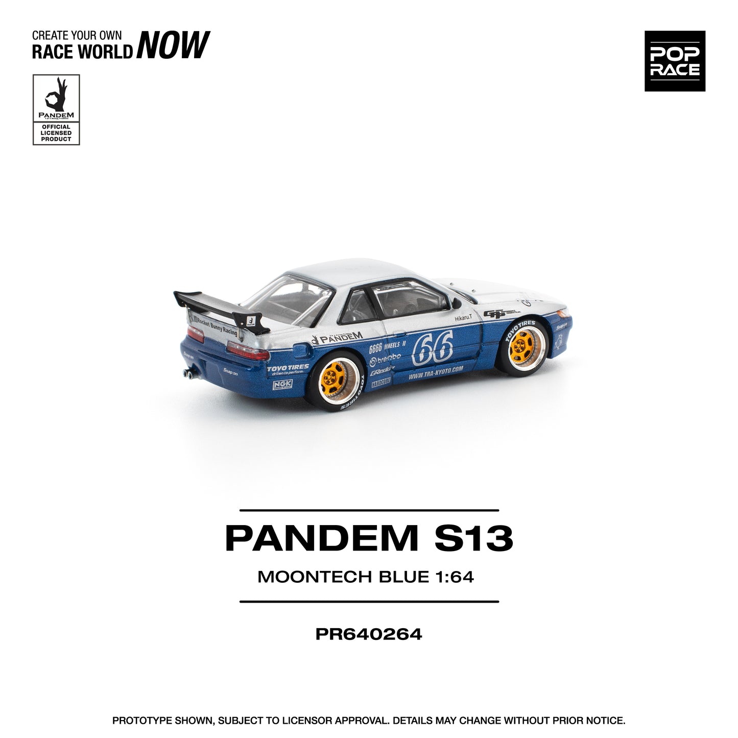 (Pre-Order) (PR640264) - PANDEM SILVIA S13 - MOONTECH BLUE