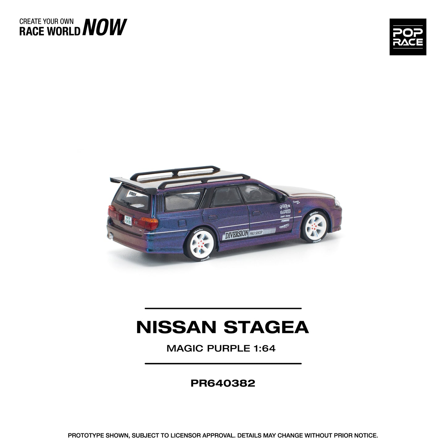 (Pre-Order) (PR640382) NISSAN STAGEA MAGIC PURPLE