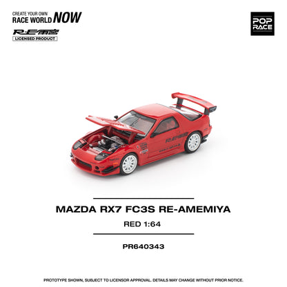 (Pre-Order) (PR640343) MAZDA RX7 FC3S RE-AMEMIYA RED