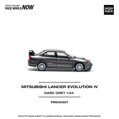 (Pre-Order) (PR640327) - MITSUBISHI LANCER EVOLUTION IV DARK GREY