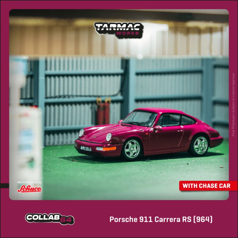 (Pre-Order) (T64S-017-RS) - Porsche 911 964 RS Ruby Star