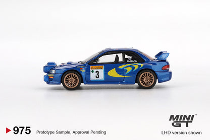 (MGT00975) - Subaru Impreza WRC98  1998 Rally Monte-Carlo 3rd Place #3 - Box version