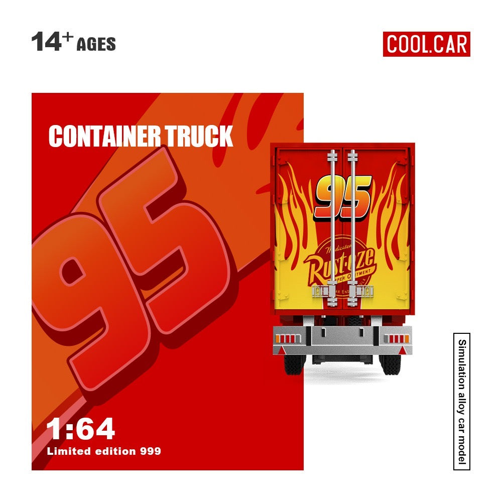 (Pre-Order)(CC644029) Scania Container Truck - Lightning McQueen Livery
