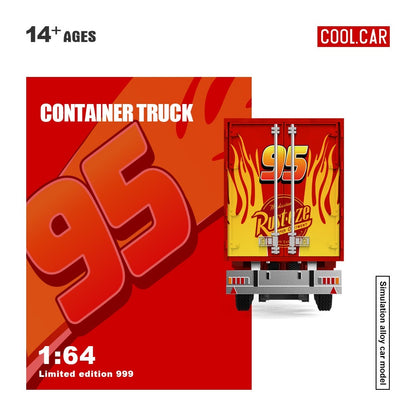 (Pre-Order)(CC644029) Scania Container Truck - Lightning McQueen Livery
