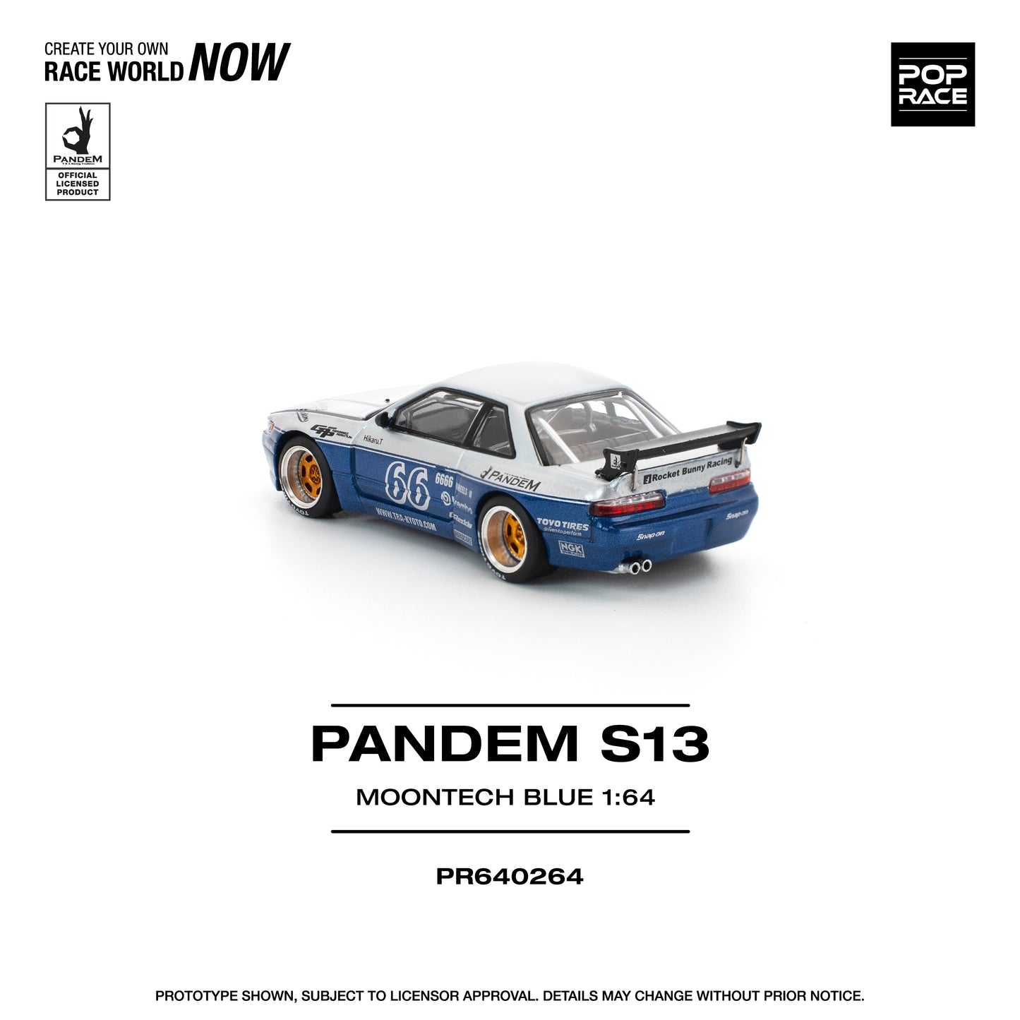 (Pre-Order) (PR640264) - PANDEM SILVIA S13 - MOONTECH BLUE