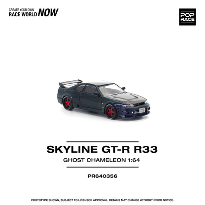 (Pre-Order) (PR640356) SKYLINE GT-R R33 GHOST CHAMELEON