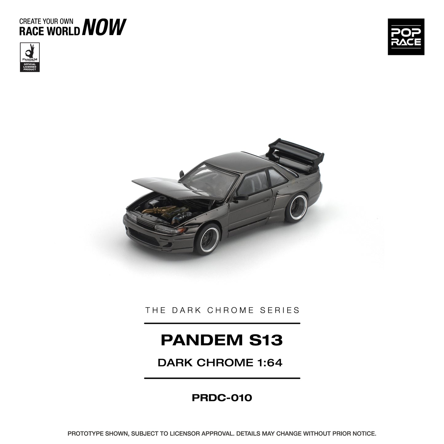 (Pre-Order) PRDC010 - PANDEM S13 DARK CHROME