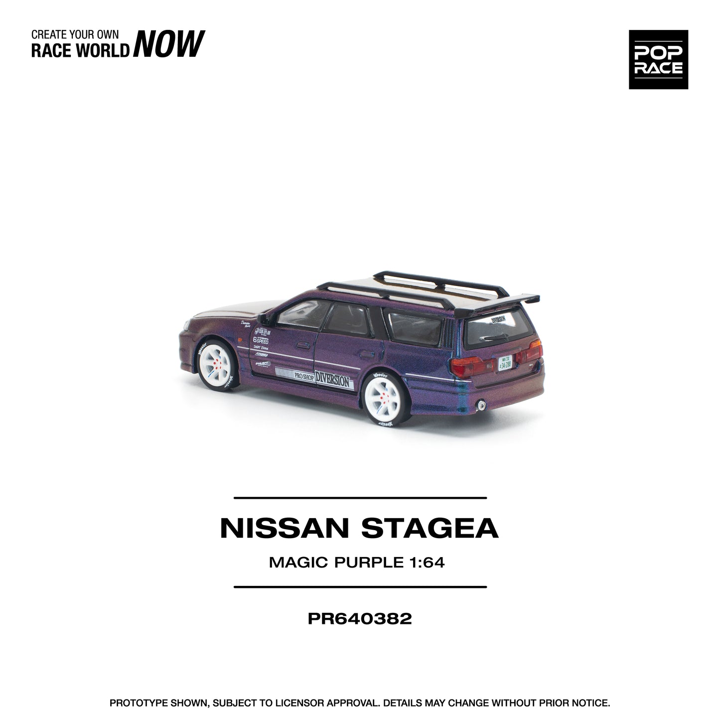 (Pre-Order) (PR640382) NISSAN STAGEA MAGIC PURPLE