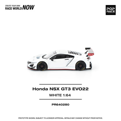 (Pre-Order) (PR640280) HONDA NSX GT3 EVO22 - WHITE