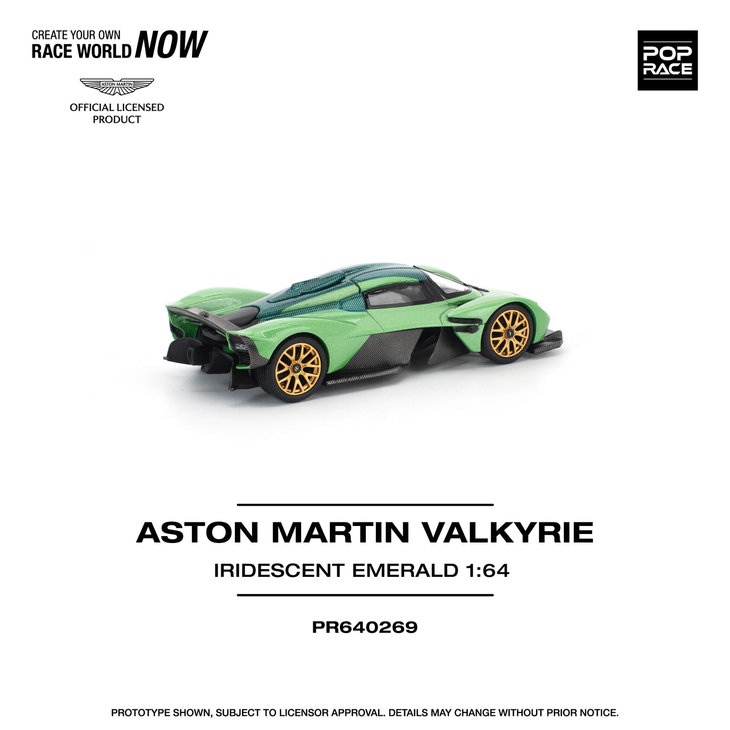 (Pre-Order) (PR640269) - ASTON MARTIN VALKYRIE - IRIDESCENT EMERALD