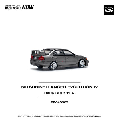 (Pre-Order) (PR640327) - MITSUBISHI LANCER EVOLUTION IV DARK GREY