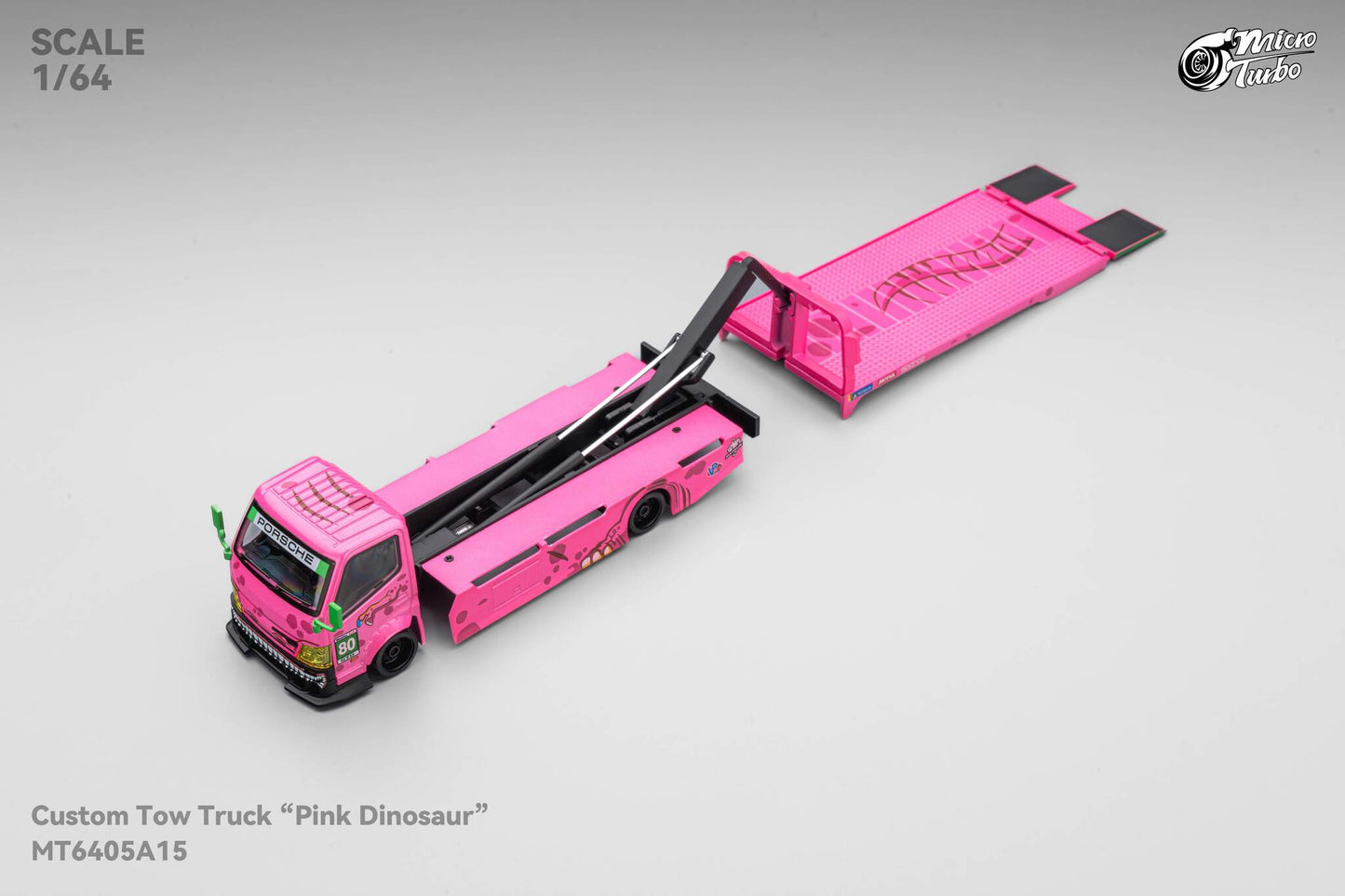 (MT6405A15) Microturbo Custom Hauler - Pink Dino (Roxy)