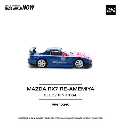 (Pre-Order) (PR640240) MAZDA RX7 RE-AMEMIYA - BLUE/PINK