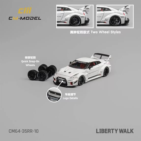 (CM64-35RR-10) Nissan LBWK GT-35RR White