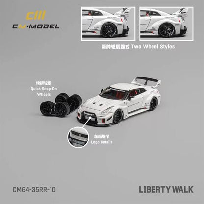 (CM64-35RR-10) Nissan LBWK GT-35RR White