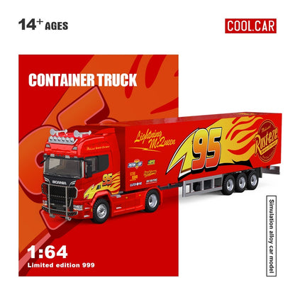(Pre-Order)(CC644029) Scania Container Truck - Lightning McQueen Livery