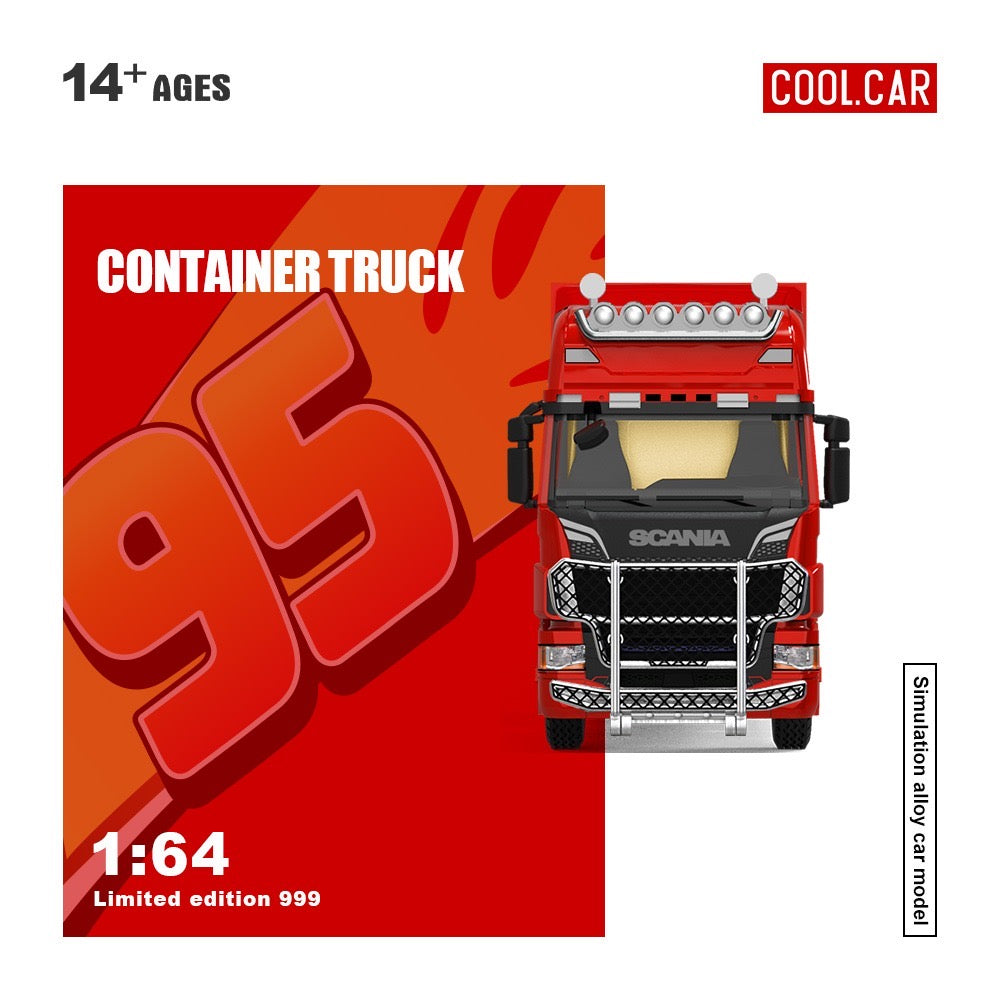 (Pre-Order)(CC644029) Scania Container Truck - Lightning McQueen Livery