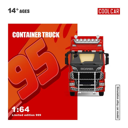 (Pre-Order)(CC644029) Scania Container Truck - Lightning McQueen Livery