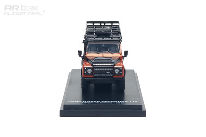 AR Box 1:64 Land Rover Defender 110 Adventure Edition 2015 Orange (AR610301001) - Front View - 1