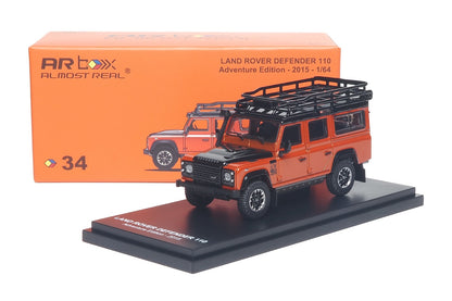 AR Box 1:64 Land Rover Defender 110 Adventure Edition 2015 Orange (AR610301001) - Overview