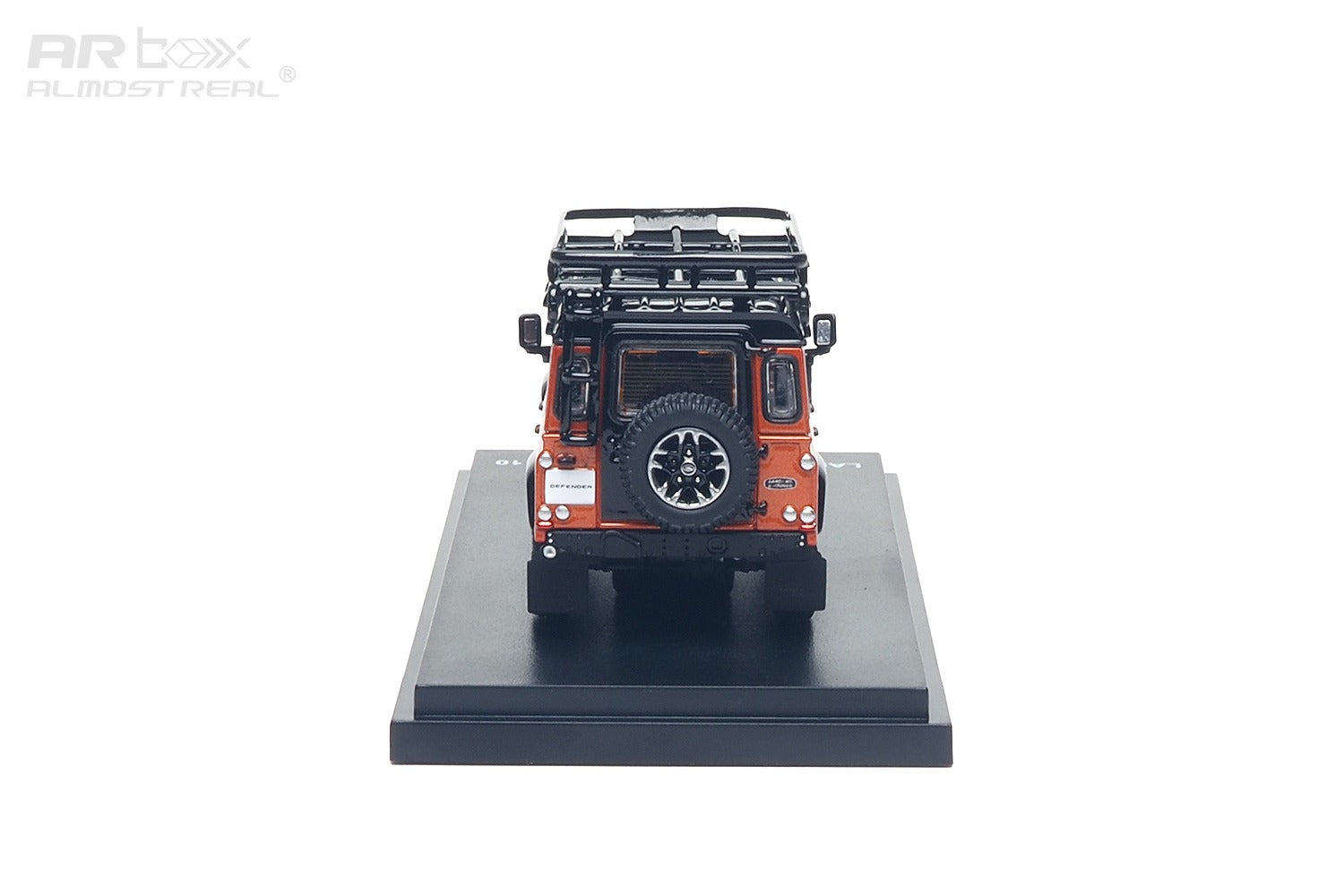 AR Box 1:64 Land Rover Defender 110 Adventure Edition 2015 Orange (AR610301001) - Rear View
