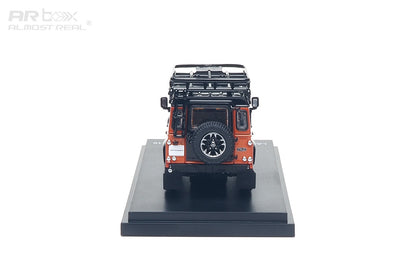 AR Box 1:64 Land Rover Defender 110 Adventure Edition 2015 Orange (AR610301001) - Rear View

