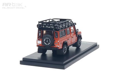 AR Box 1:64 Land Rover Defender 110 Adventure Edition 2015 Orange (AR610301001) - Rear View - 1