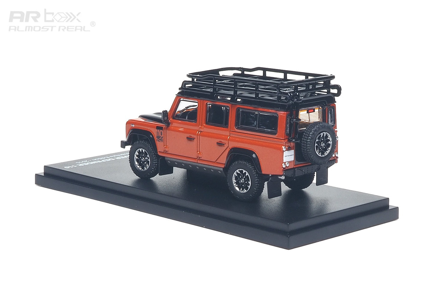 AR Box 1:64 Land Rover Defender 110 Adventure Edition 2015 Orange (AR610301001) - Rear View - 3