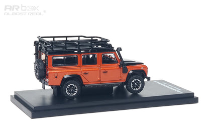 AR Box 1:64 Land Rover Defender 110 Adventure Edition 2015 Orange (AR610301001) - Side View - 1