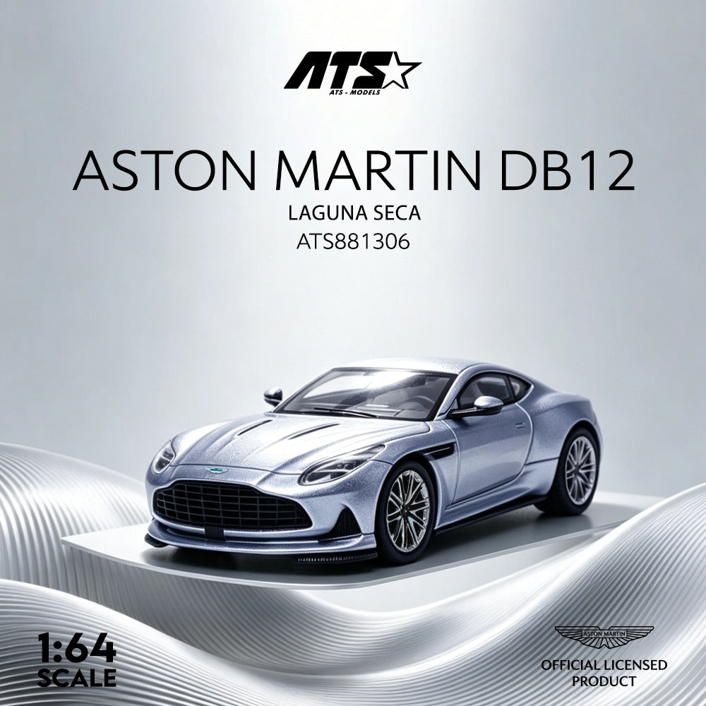(ATS881306) ATS Models 1:64 Aston Martin DB12 - Laguna Seca - Front View 