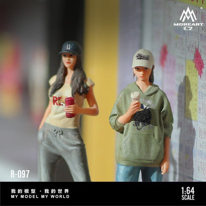 (Pre-Order) (MO223097) Casual Besties Resin Model set